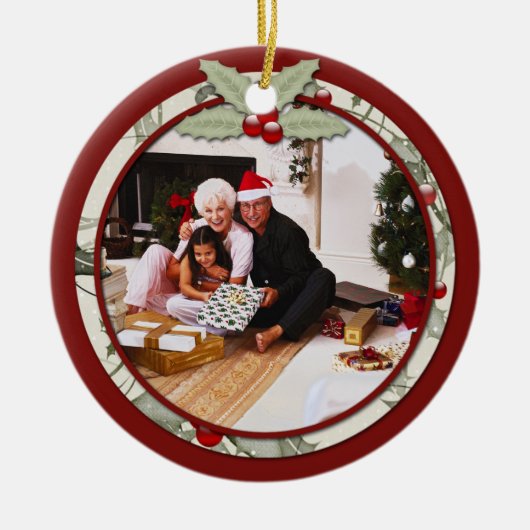 ホリー・ヤドリートーの写真 | セラミックオーナメント (正面)