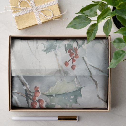 ホリー 薄葉紙 (ギフト)