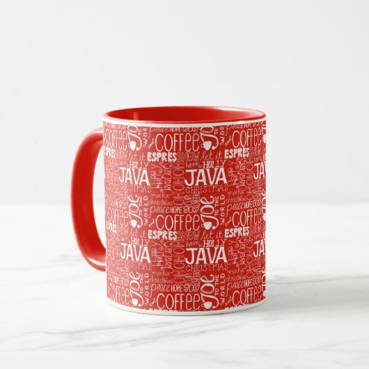 ホリーJavaクリスマスマグ マグカップ (正面左)