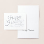 ホリ企業のパーソナライズされたデーカードシルバーカード 箔カード (ディスプレー)