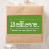 ホリ信じデイ手作りクラフトまたはギフトラベル ラベル (インサイチュ)