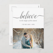 ホリ信じードフォントホワイトフォト シーズンポストカード (正面/裏面)