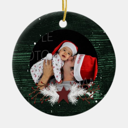 ホリ初期のデーフォトオーナメント セラミックオーナメント (正面)