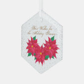 ホリ最高のーションシーズンガラスオーナメントの願い ガラスオーナメント (正面左)