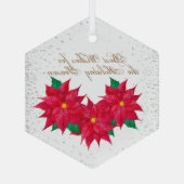 ホリ最高のーションシーズンガラスオーナメントの願い ガラスオーナメント (裏面)