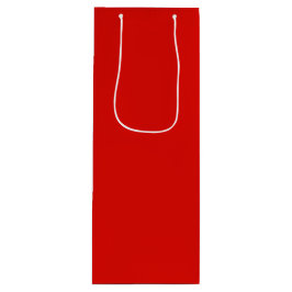 ホリ無地のー赤 ワインギフトバッグ
