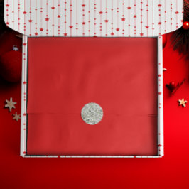 ホリ無地のー赤 薄葉紙