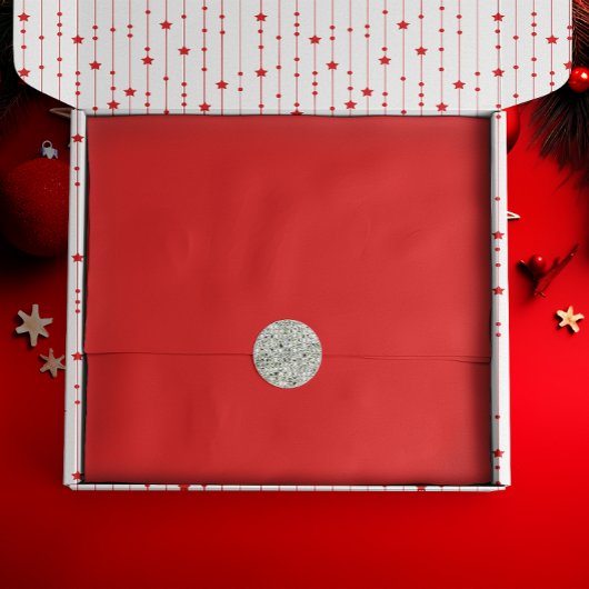 ホリ無地のー赤 薄葉紙