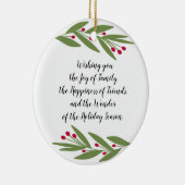 ホリ疑問に思デーシーズンオーナメント セラミックオーナメント (右)