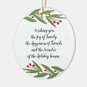 ホリ疑問に思デーシーズンオーナメント セラミックオーナメント (左)