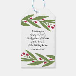 ホリ疑問に思ーションシーズンギフトラベル ギフトタグ