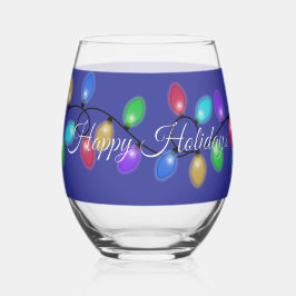 ホリ白熱［赤熱］光を放つデーライト ステムなしワイングラス