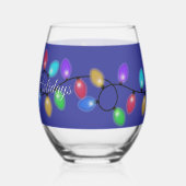 ホリ白熱［赤熱］光を放つデーライト ステムなしワイングラス (左)