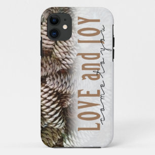ホリ素朴ディラブアンドジョイパインコーン iPhone 11 ケース