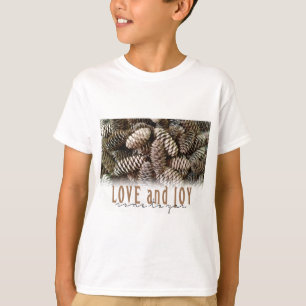 ホリ素朴ディラブアンドジョイパインコーン Tシャツ