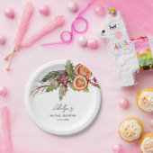 ホリ素朴デイリースブライダルシャワー ペーパープレート (パーティー)