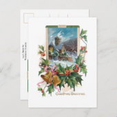 ホリ素朴ーと冬の石教会 ポストカード (正面/裏面)