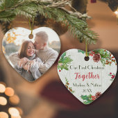 ホリ素朴ー・パインの両面カスタム写真 セラミックオーナメント