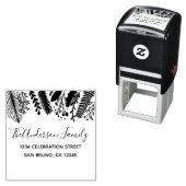 ホリ素朴ー&パインクリスマスホリデーパーティー セルフインキングスタンプ (インサイチュ)