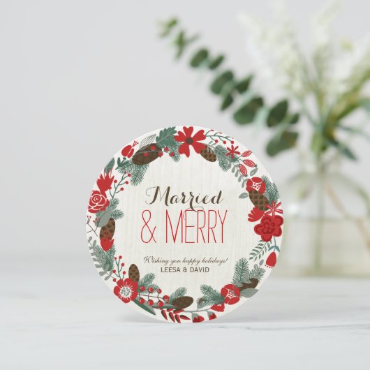 ホリ結婚したティメリーリースのフォトカード シーズンカード (スタンド正面)