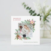 ホリ結婚したーメリーション植物写真 シーズンカード (スタンド正面)
