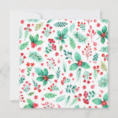 ホリ絵を描ー付き手水彩植物学 シーズンカード (裏面)