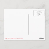 ホリ縁どーノテ空白のカードとポストカード ポストカード (裏面)