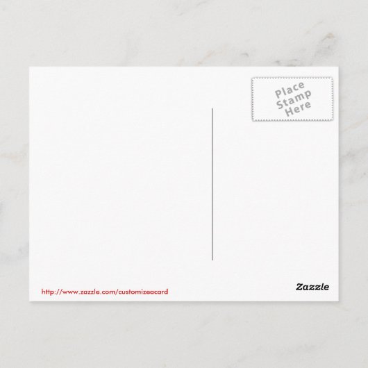 ホリ縁どーノテ空白のカードとポストカード ポストカード (裏面)