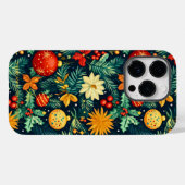 ホリ芸術的デイクラシッククリスマスオーナメントデザイン Case-Mate iPhoneケース (裏面 (横))