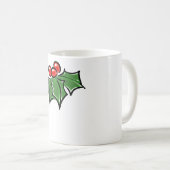 ホリ葉ーおもしろいの木の実 コーヒーマグカップ (正面右)
