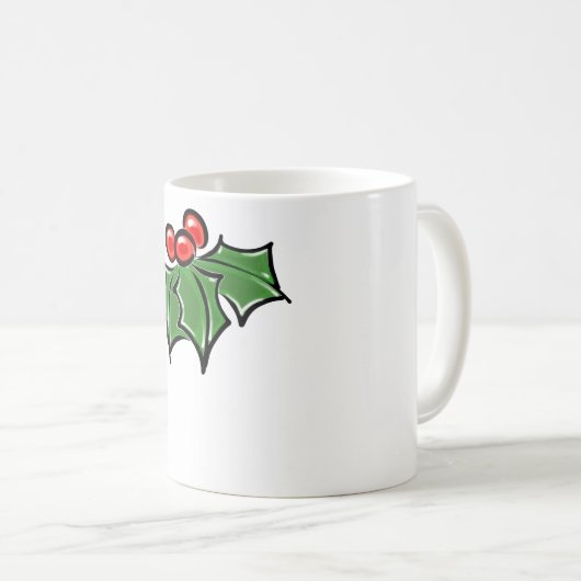ホリ葉ーおもしろいの木の実 コーヒーマグカップ (正面右)