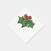 ホリ葉ーおもしろいの木の実 スタンダードカクテルナプキン (角)