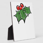 ホリ葉ーおもしろいの木の実 フォトプラーク (側面)