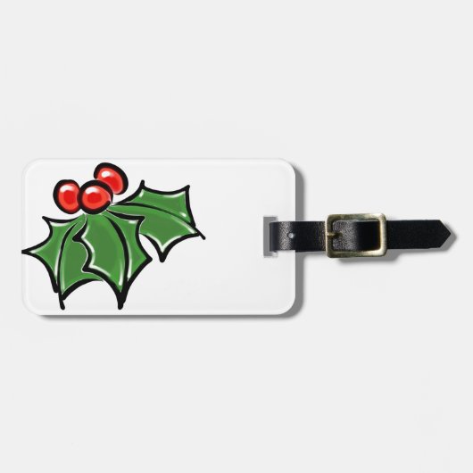 ホリ葉ーおもしろいの木の実 ラゲッジタグ (正面横)