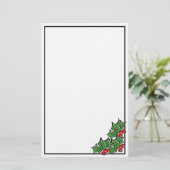 ホリ葉ーおもしろいの木の実 便箋 (スタンド正面)