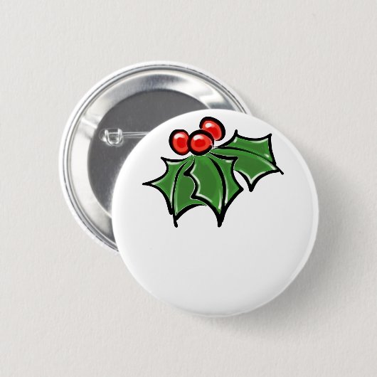 ホリ葉ーおもしろいの木の実 缶バッジ (正面&裏面)