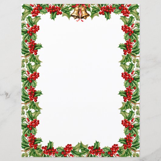 ホリ葉ーとベリーのクリスマスステーショナリー (正面)