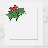 ホリ葉ーと果実 |休日の応援 ワインラベル (シングルラベル)