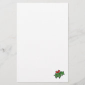 ホリ葉ークラシック赤いバッファローのプレイド 便箋 (裏面)