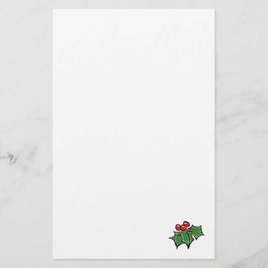 ホリ葉ークラシック赤いバッファローのプレイド 便箋 (裏面)