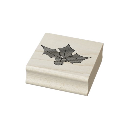 ホリ葉ークリップアートクリップアートホリ葉ー ラバースタンプ (スタンプ)