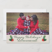 ホリ葉ーズ&ベリークリスマスホリデーカード シーズンカード (正面)