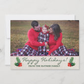 ホリ葉ーズ&ベリークリスマスホリデーカード シーズンカード (正面)