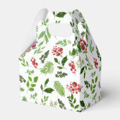 ホリ葉ーベリーウォーターカラーパターンホリデー フェイバーボックス (裏面サイド)