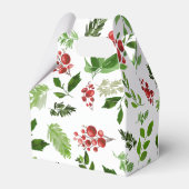 ホリ葉ーベリーウォーターカラーパターンホリデー フェイバーボックス (裏面サイド)