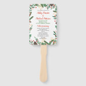 ホリ葉ーベリークリスマス |結婚式 プログラム ハンドファン (正面)