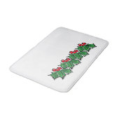 ホリ葉ーリース、ホリーベリー バスマット (アングル)