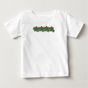 ホリ葉ーリース、ホリーベリー ベビーTシャツ