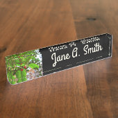 ホリ葉ー自然IIホリデイ植物学 デスクネームプレート (側面)