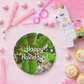 ホリ葉ー自然IIホリデイ植物学 ペーパープレート (パーティー)